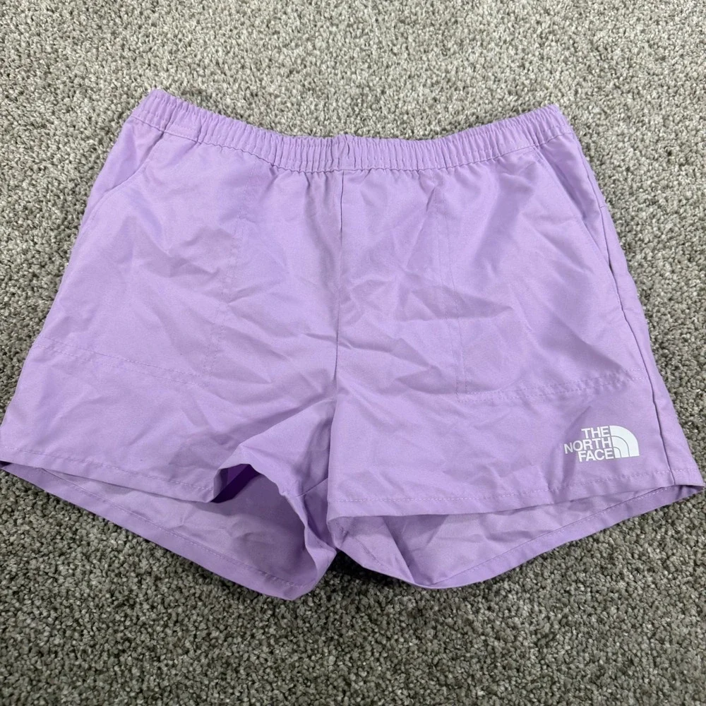 The North Face Girls Lupine Purple Class V FlashDry Shorts NF Size L 12 NEW